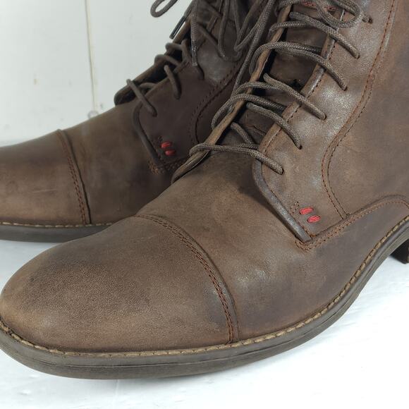 Pikolinos Men’s York US12 EU45 Brown Distressed Leather Zip Ankle Chukka Boots - Picture 12 of 16